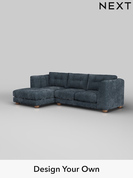Distressed Velour/Midnight Blue Jasmine (W44578) | £2,075