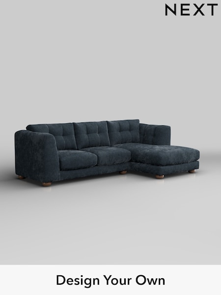 Distressed Velour/Midnight Blue Jasmine (W44578) | £2,075