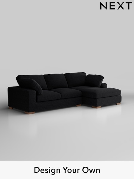 Fine Chenille Easy Clean/Black N Premium The Snuggle Grand (W44579) | £2,675