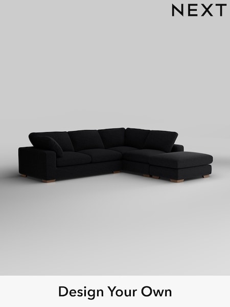 Fine Chenille Easy Clean/Black N Premium The Snuggle Grand (W44579) | £3,499