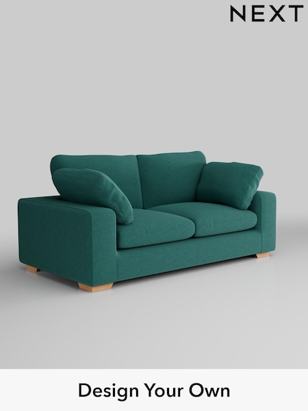 Fine Chenille Easy Clean/Dark Juniper Green N Premium The Snuggle Grand (W44581) | £1,799