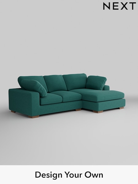 Fine Chenille Easy Clean/Dark Juniper Green N Premium The Snuggle Grand (W44581) | £2,575