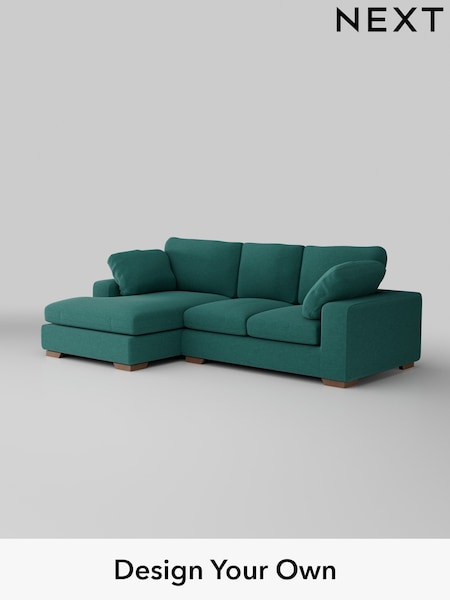 Fine Chenille Easy Clean/Dark Juniper Green N Premium The Snuggle Grand (W44581) | £2,675