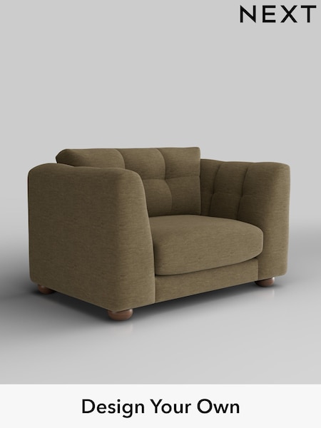 Fine Chenille Easy Clean/Dark Moss Green Jasmine (W44586) | £1,175