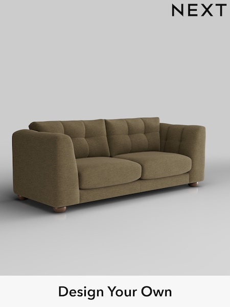 Fine Chenille Easy Clean/Dark Moss Green Jasmine (W44586) | £1,475