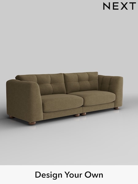 Fine Chenille Easy Clean/Dark Moss Green Jasmine (W44586) | £1,575