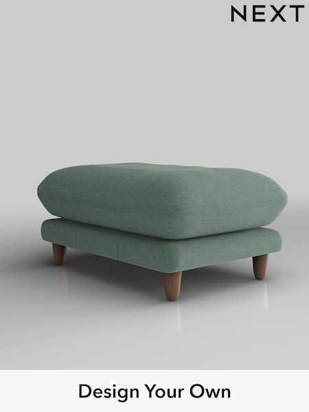 Fine Chenille Easy Clean/Light Forest Green Odella (W44592) | £425
