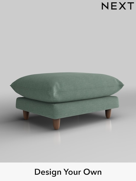Fine Chenille Easy Clean/Light Forest Green Noa Deep Relaxed Sit (W44593) | £525