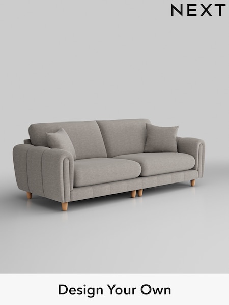 Fine Chenille Easy Clean/Light Steel Grey Odella (W44597) | £1,475