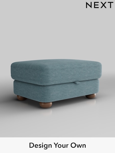 Fine Chenille Easy Clean/Mid Blue Jasmine (W44599) | £499