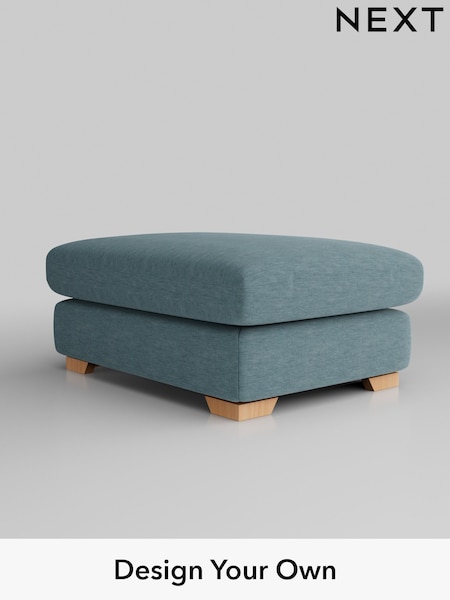 Fine Chenille Easy Clean/Mid Blue N Premium The Snuggle Grand (W44600) | £599