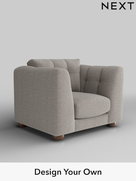 Fine Chenille Easy Clean/Light Steel Grey Jasmine (W44603) | £1,075