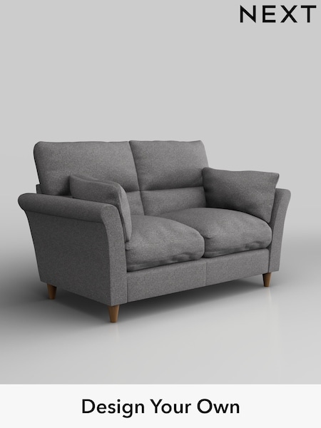 Studio Chenille/Mid Grey Hartley Highback Relaxed Sit (W44604) | £999