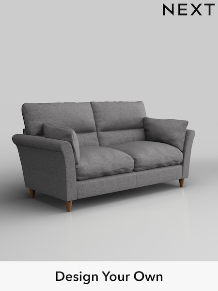 Studio Chenille/Mid Grey Hartley Highback Relaxed Sit (W44604) | £1,199
