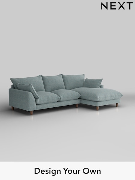 Chunky Marl/Mid Blue Noa Deep Relaxed Sit (W44606) | £1,875