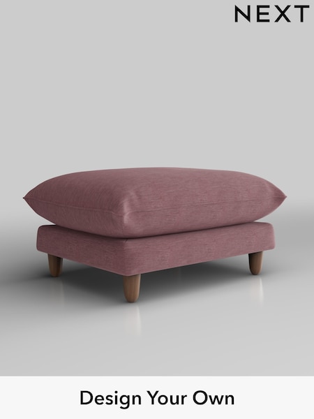 Fine Chenille Easy Clean/Mid Mulberry Purple Noa Deep Relaxed Sit (W44611) | £525