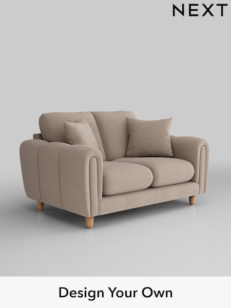 Fine Chenille Easy Clean/Mid Taupe Brown Odella (W44613) | £1,175