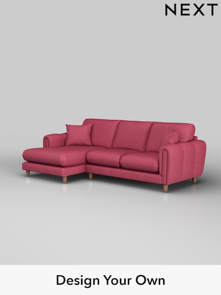 Fine Chenille Easy Clean/Mid Raspberry Pink Odella (W44618) | £1,950