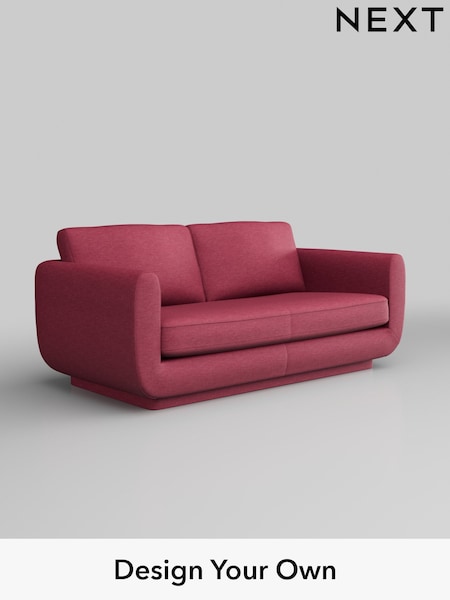 Fine Chenille Easy Clean/Mid Raspberry Pink N Premium Pia (W44619) | £1,425