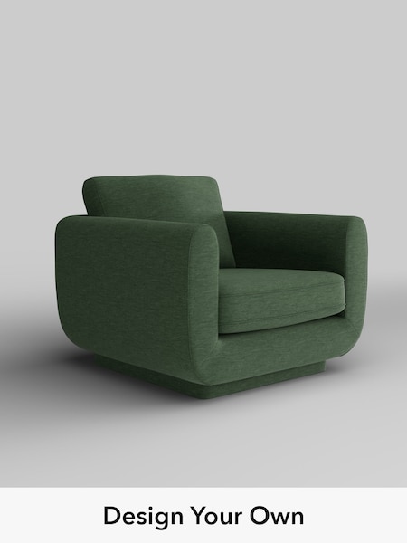 Fine Chenille Easy Clean/Mid Khaki Green N Premium Pia (W44620) | £1,025
