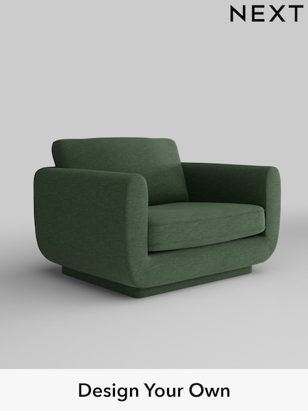 Fine Chenille Easy Clean/Mid Khaki Green N Premium Pia (W44620) | £1,125