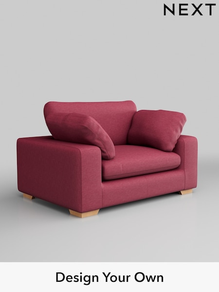 Fine Chenille Easy Clean/Mid Raspberry Pink N Premium The Snuggle Grand (W44623) | £1,599
