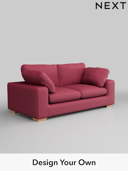 Fine Chenille Easy Clean/Mid Raspberry Pink N Premium The Snuggle Grand (W44623) | £1,799