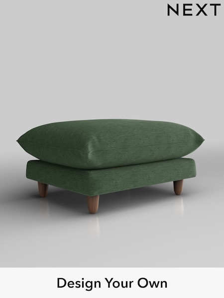 Fine Chenille Easy Clean/Mid Khaki Green Noa Deep Relaxed Sit (W44624) | £525
