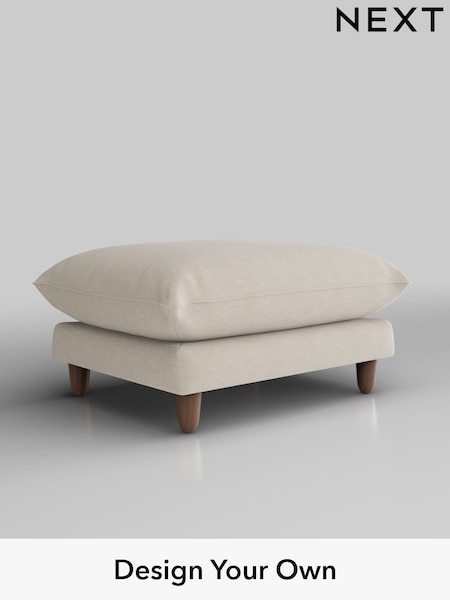 Fine Chenille Easy Clean/Oyster Noa Deep Relaxed Sit (W44632) | £525