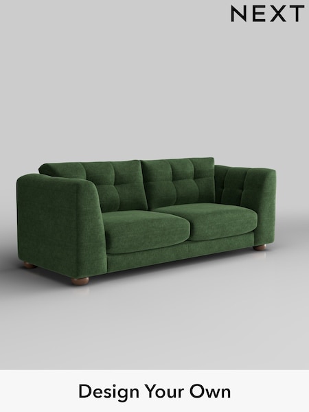 Luxe Chenille/Dark Green Jasmine (W44633) | £1,575