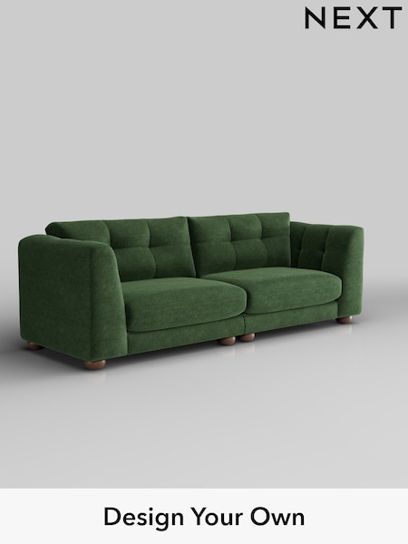 Luxe Chenille/Dark Green Jasmine (W44633) | £1,675