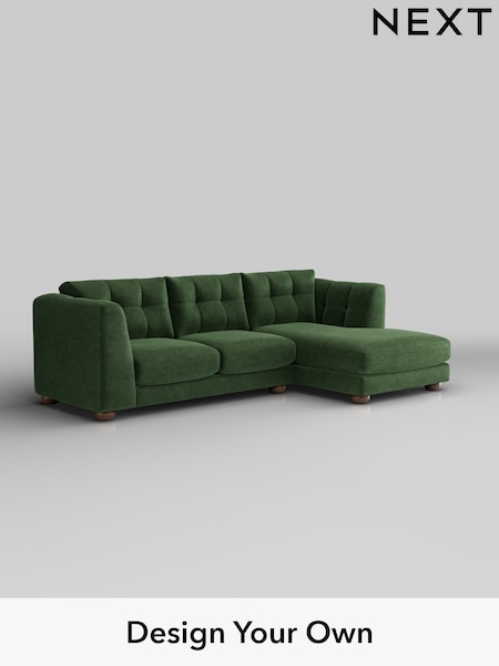 Luxe Chenille/Dark Green Jasmine (W44633) | £2,175