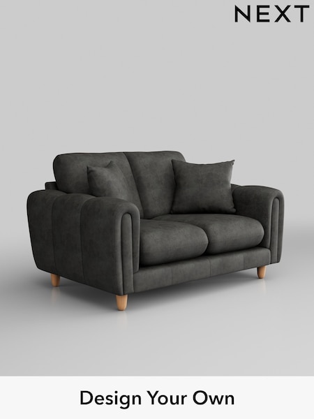 Monza Faux Leather Easy Clean/Dark Grey Odella (W44639) | £1,175