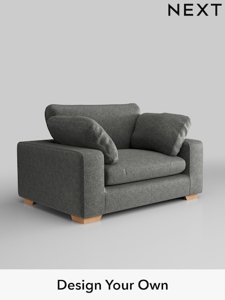 Plush Chenille/Dark Grey N Premium The Snuggle Grand (W44649) | £1,599