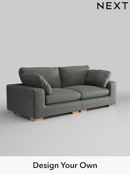 Plush Chenille/Dark Grey N Premium The Snuggle Grand (W44649) | £1,899