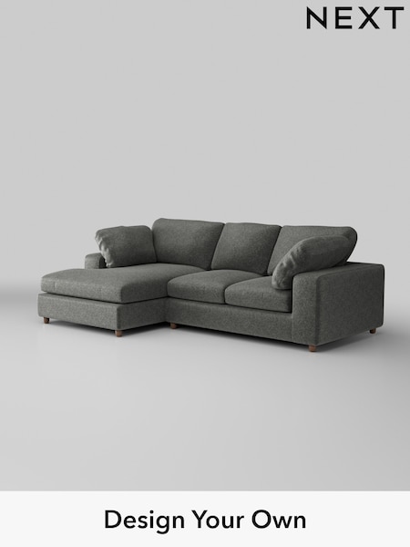 Plush Chenille/Dark Grey N Premium The Snuggle Grand (W44649) | £2,575