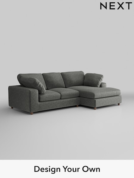 Plush Chenille/Dark Grey N Premium The Snuggle Grand (W44649) | £2,575