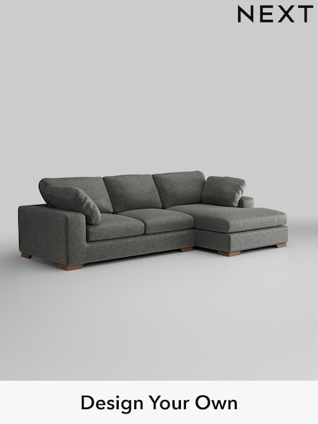 Plush Chenille/Dark Grey N Premium The Snuggle Grand (W44649) | £2,675