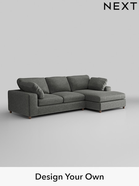 Plush Chenille/Dark Grey N Premium The Snuggle Grand (W44649) | £2,675