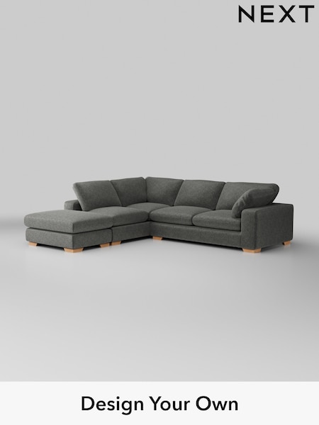 Plush Chenille/Dark Grey N Premium The Snuggle Grand (W44649) | £3,499