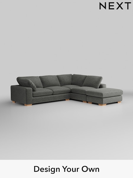 Plush Chenille/Dark Grey N Premium The Snuggle Grand (W44649) | £3,499