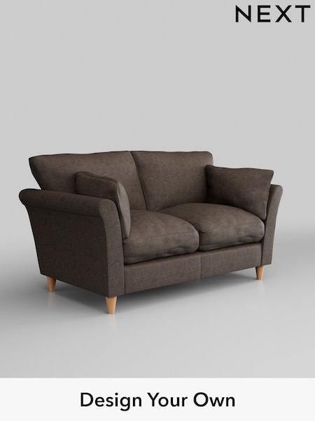 Monza Faux Leather Easy Clean/Peppercorn Brown Hartley Relaxed Sit (W44650) | £1,075