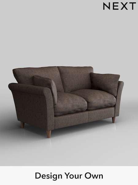 Monza Faux Leather Easy Clean/Peppercorn Brown Hartley Relaxed Sit (W44650) | £1,075