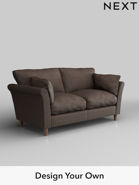 Monza Faux Leather Easy Clean/Peppercorn Brown Hartley Relaxed Sit (W44650) | £1,175