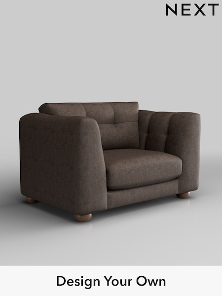 Monza Faux Leather Easy Clean/Peppercorn Brown Jasmine (W44651) | £1,175