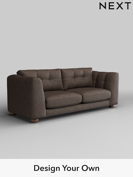 Monza Faux Leather Easy Clean/Peppercorn Brown Jasmine (W44651) | £1,475