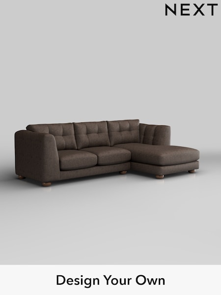 Monza Faux Leather Easy Clean/Peppercorn Brown Jasmine (W44651) | £2,075