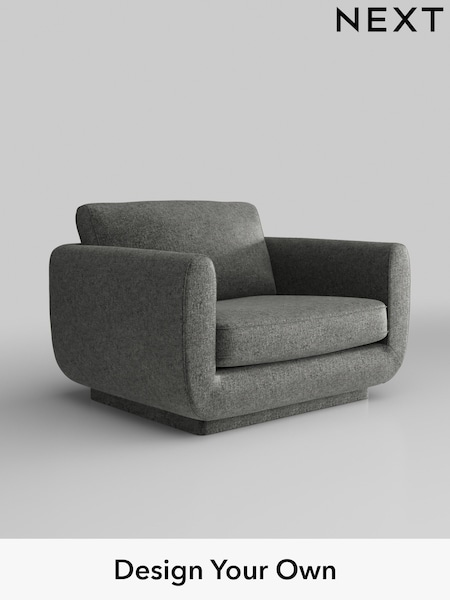 Plush Chenille/Dark Grey N Premium Pia (W44654) | £1,125