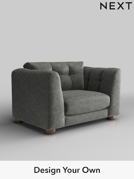 Plush Chenille/Dark Grey Jasmine (W44655) | £1,175