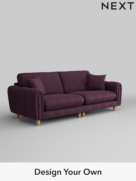 Plush Chenille/Dark Plum Purple Odella (W44656) | £1,475
